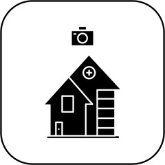 hospital camera icon design