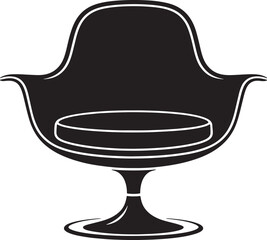 vector illustration of an old fashioned chair