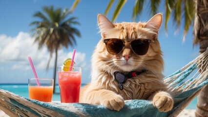 A_chill_cat_lounging_on_a_hammock_betw