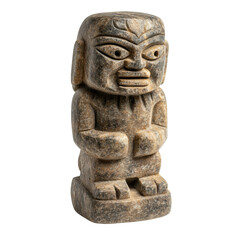 Ancient stone statue museum transparent background culture display