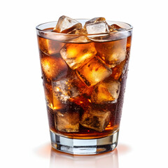 cola with ice