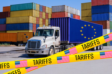EU Trade Under US Tariffs - Montage