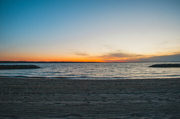 Obraz premium sunset on the beach