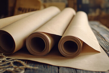 Kraft paper rolls, made from unbleached wood pulp, are versatile, eco-friendly, and widely used in various industries for wrapping, shipping, and crafting due to their strength and natural texture