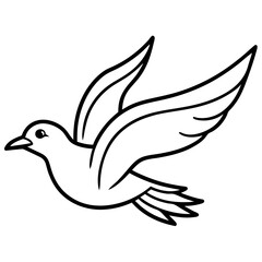 dove of peace vector