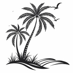 palm tree silhouette