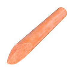 Orange Chalk, 3d illustration isolated on white background