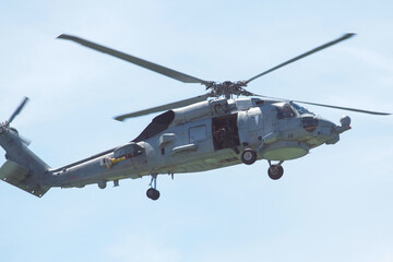 military maneuvers. Infantry, aviation and navy landing	