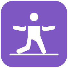 Warrior Pose Left Icon