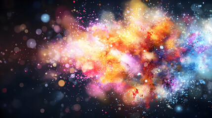 Colorful Abstract Explosion Design