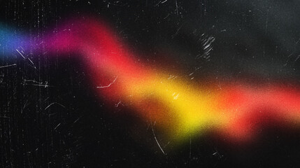 Abstract Colorful Grunge Texture with Scratched Film Effect, Ideal for Backgrounds and Overlay Designs
