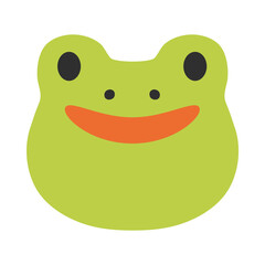 Frog Illustration, Isolated on White Background