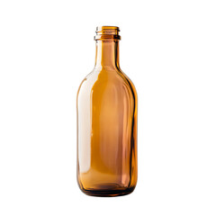 Amber Glass Bottle Neck Closeup