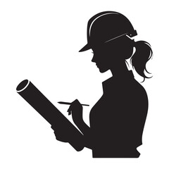 Architectural Design and Women A Silhouette of Skill and Precision