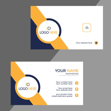 Geometric business card template