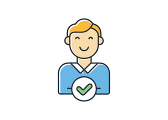 Inclusion line icon. Equity culture sign. Gender diversity symbol. Quality design element.