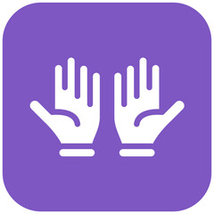 Obraz premium Gloves Vector Icon