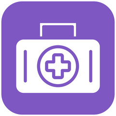 Fototapeta premium First Aid Kit Vector Icon