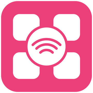 Grid Computing Vector Icon