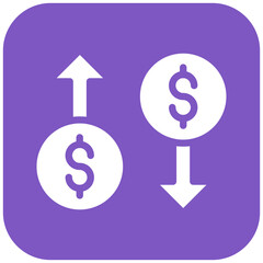 Profit Loss Vector Icon