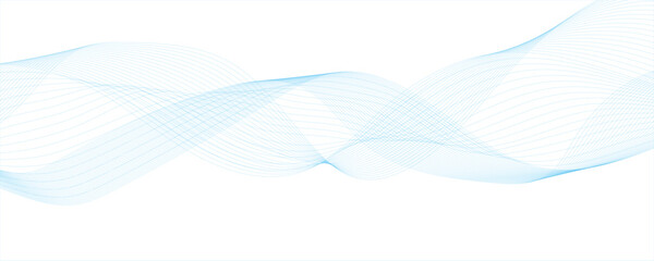 Vector abstract sky light blend paper wave flow digital gradient transparent tech curve creative Technology, data science frequency gradient lines on transparent background.