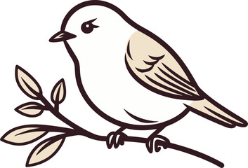 Obraz premium Sparrow with Feather Details Sparrow with Autumn Leaves