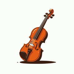 Fototapeta premium violin vector illustration