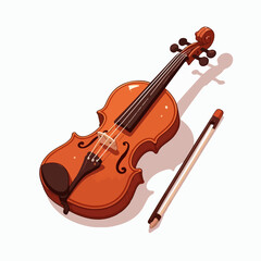 Fototapeta premium violin vector illustration