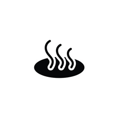 hot water bath solid icon vector design good for web or mobile app