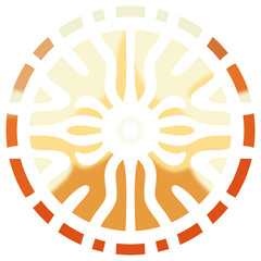 wheel, gear, sun abstraction