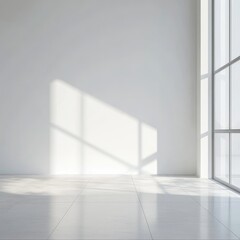 Fototapeta premium Empty Modern Room with Natural Light