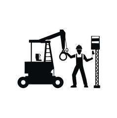 forklift, truck, machine, equipment, isolated, construction, lift, tractor, industry, loader, industrial, fork, vehicle, excavator, white, machinery, work, cargo, heavy, warehouse, 