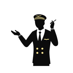 hat, cartoon, vector, illustration, business, person, people, police, uniform, policeman, suit, businessman, gun, mafia, cop, black, gangster, officer, retro, guy, smile, silhouette, woman