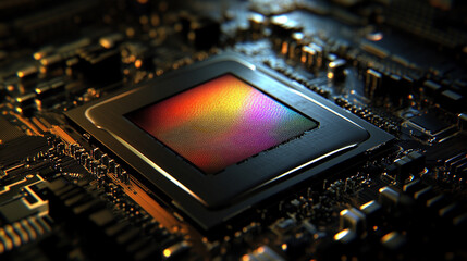 Ai technology revolution the best-selling gpu chip transforming innovation in modern computing futuristic design macro view