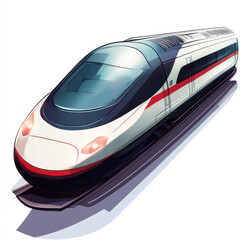 Fototapeta premium fast moving train