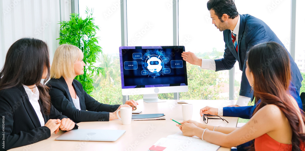Poster chatbot software application for modish online business that automatically reply to customer questio