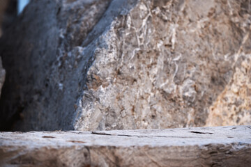 Textured stone background with rough surface for natural rugged design