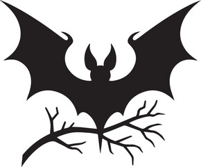 vector illustration of a bat