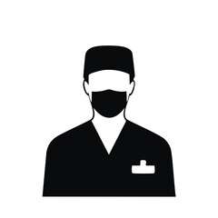 trendy, medical, icons, healthcare, symbols, doctor, nurse, prescription, syringe, stethoscope, ambulance, professionals, health, monitoring, equipment, DNA, vaccine, blood, test, system, staff, first