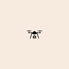 Drone icon flat vector design. 
