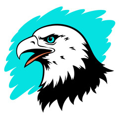 Obraz premium eagle head vector
