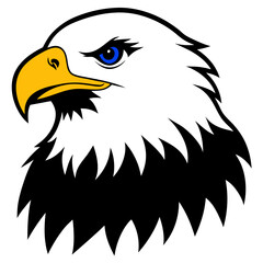 Obraz premium eagle head vector