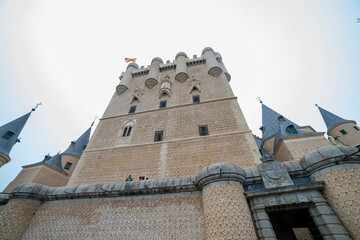 Segovia's Alcázar Castle Shrouded in Fog – A Historical Marvel