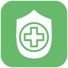 Obraz premium Immune System Shield Icon
