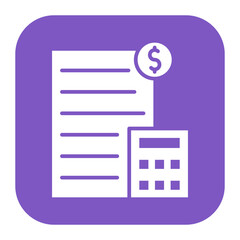 Fototapeta premium Budget Icon