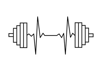  sport barbell, graphic element desing