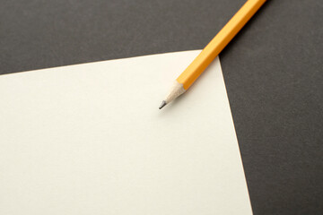 A composition with a pencil	