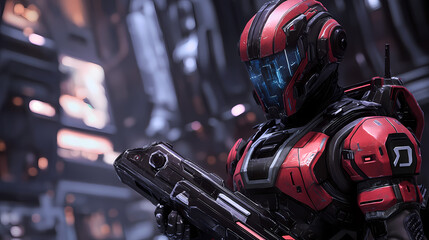 With its dynamic colors and patterns, the explorers holographic outfit adds depth and dimension to the pixelated backdrop , high-resolution, ultra hd. Wormhole Blade. Illustration