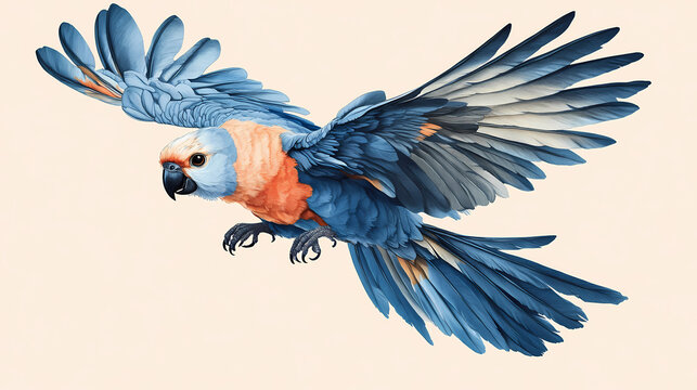 Illustration / dromaius novaehollandiae / emeu d'australie. Nova-Hardened. Illustration