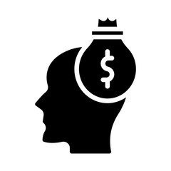 Mind Vector Line White Circle Red